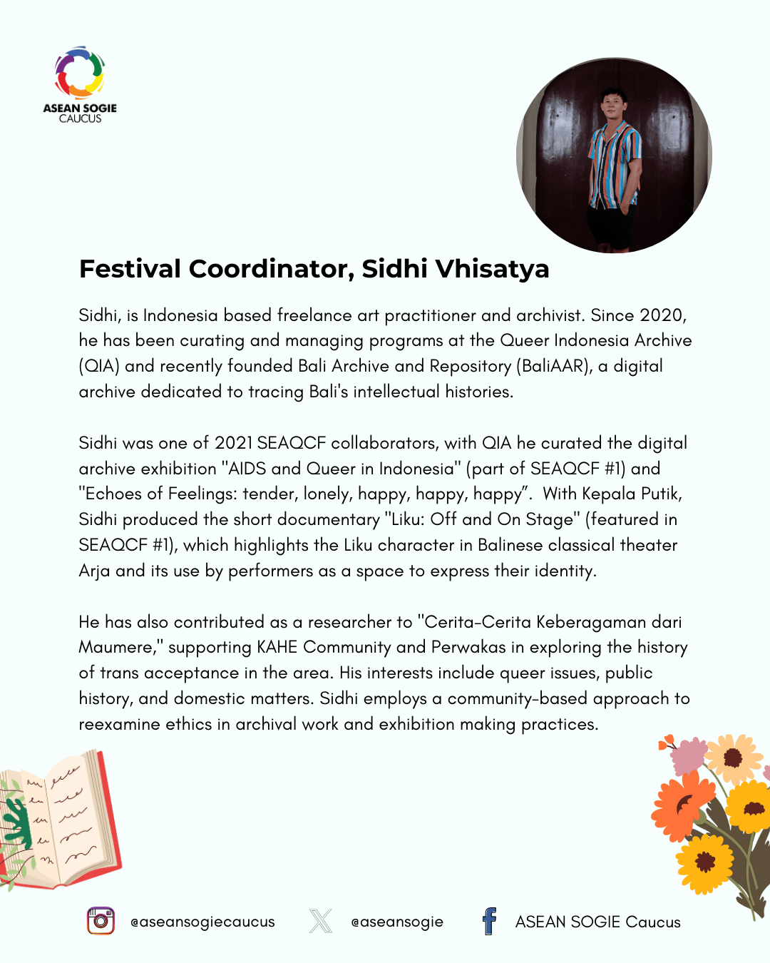 2024 Festival Coordinator Sidhi-Vhisatya
